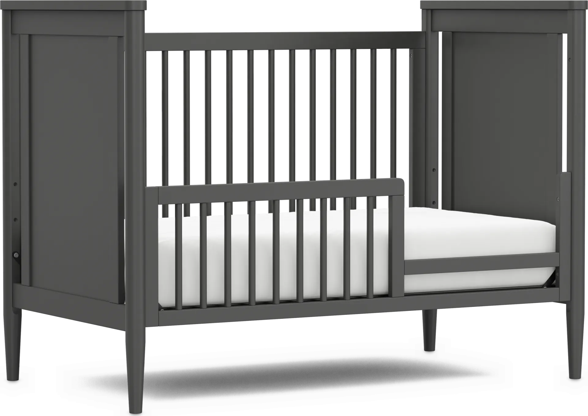 Kids Modern Colors Iron Ore 3-in-1 Convertible Nursery Set - Image 6