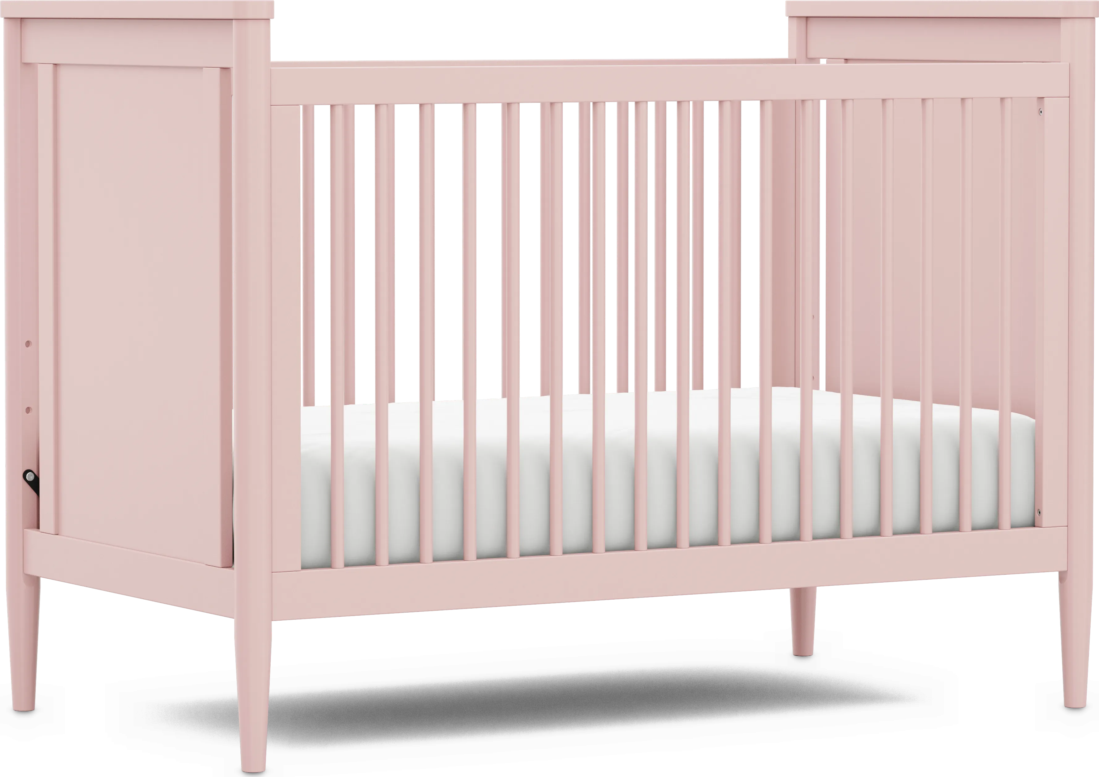 Kids Modern Colors Pink 3-in-1 Convertible Crib - Thumbnail - Image 1