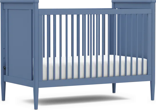 Kids Modern Colors Slate Blue 3-in-1 Convertible Crib