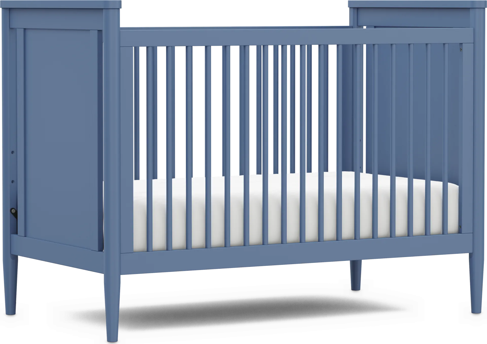 Kids Modern Colors Slate Blue 3-in-1 Convertible Crib - Image 2