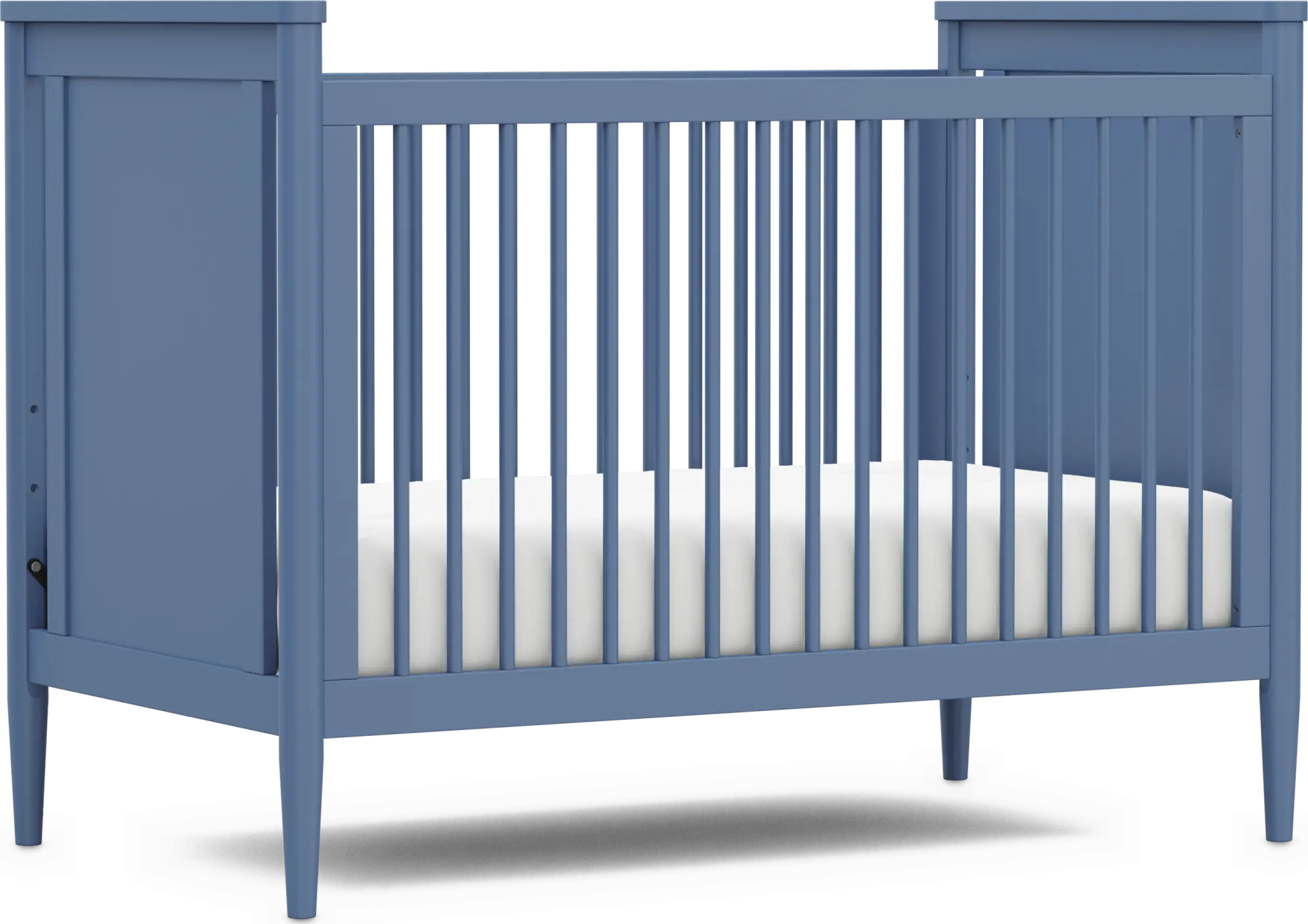 Kids Modern Colors Slate Blue 3-in-1 Convertible Crib