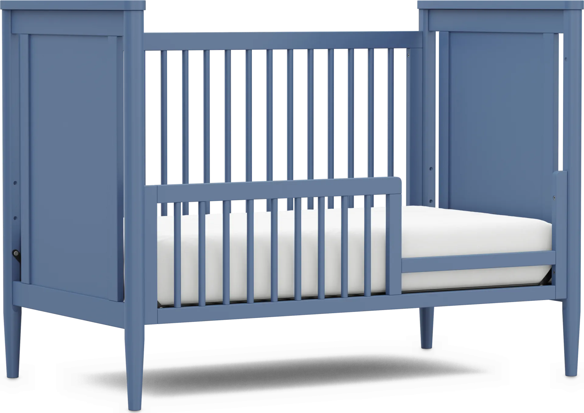 Kids Modern Colors Slate Blue 3-in-1 Convertible Nursery Set - Image 8