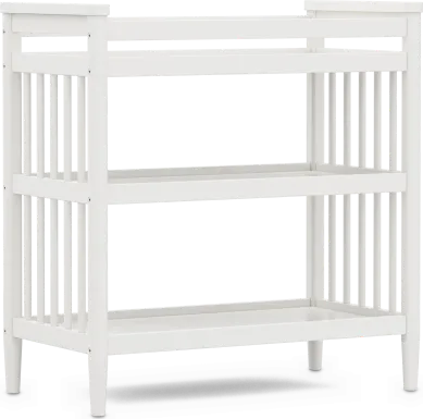 Kids Modern Colors White Changing Table