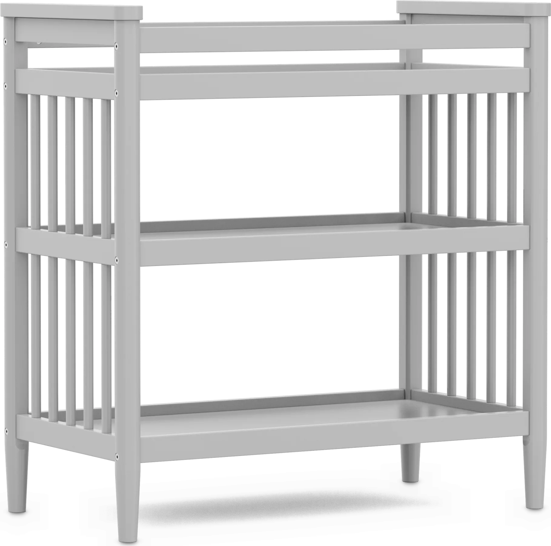 Kids Modern Colors Light Gray Changing Table - Thumbnail - Image 1