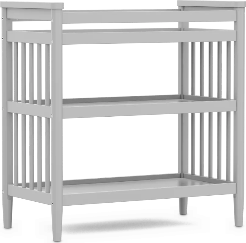 Kids Modern Colors Light Gray Changing Table