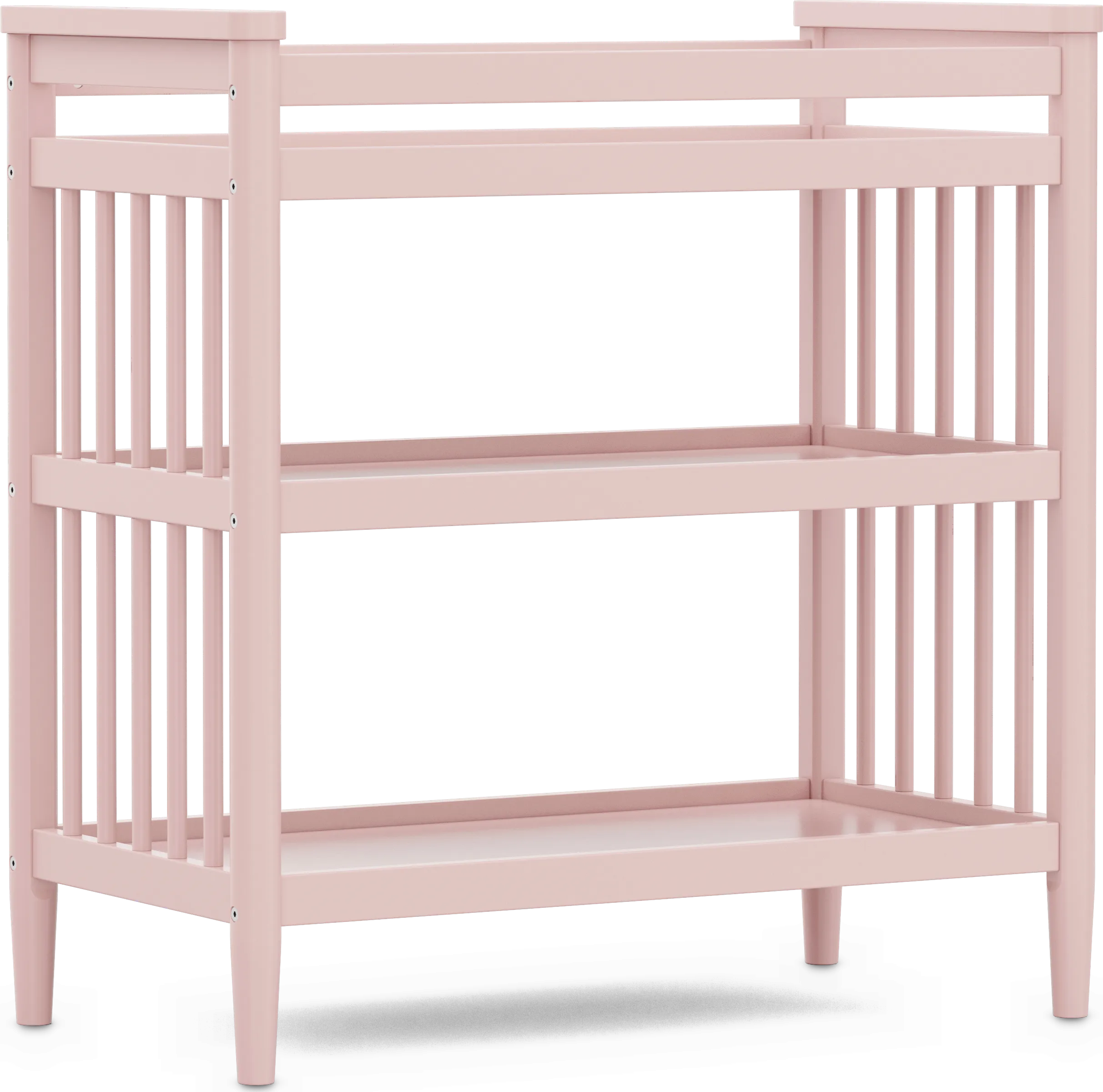 Kids Modern Colors Pink Changing Table - Thumbnail - Image 1