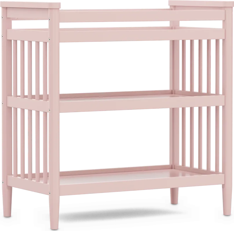Kids Modern Colors Pink Changing Table