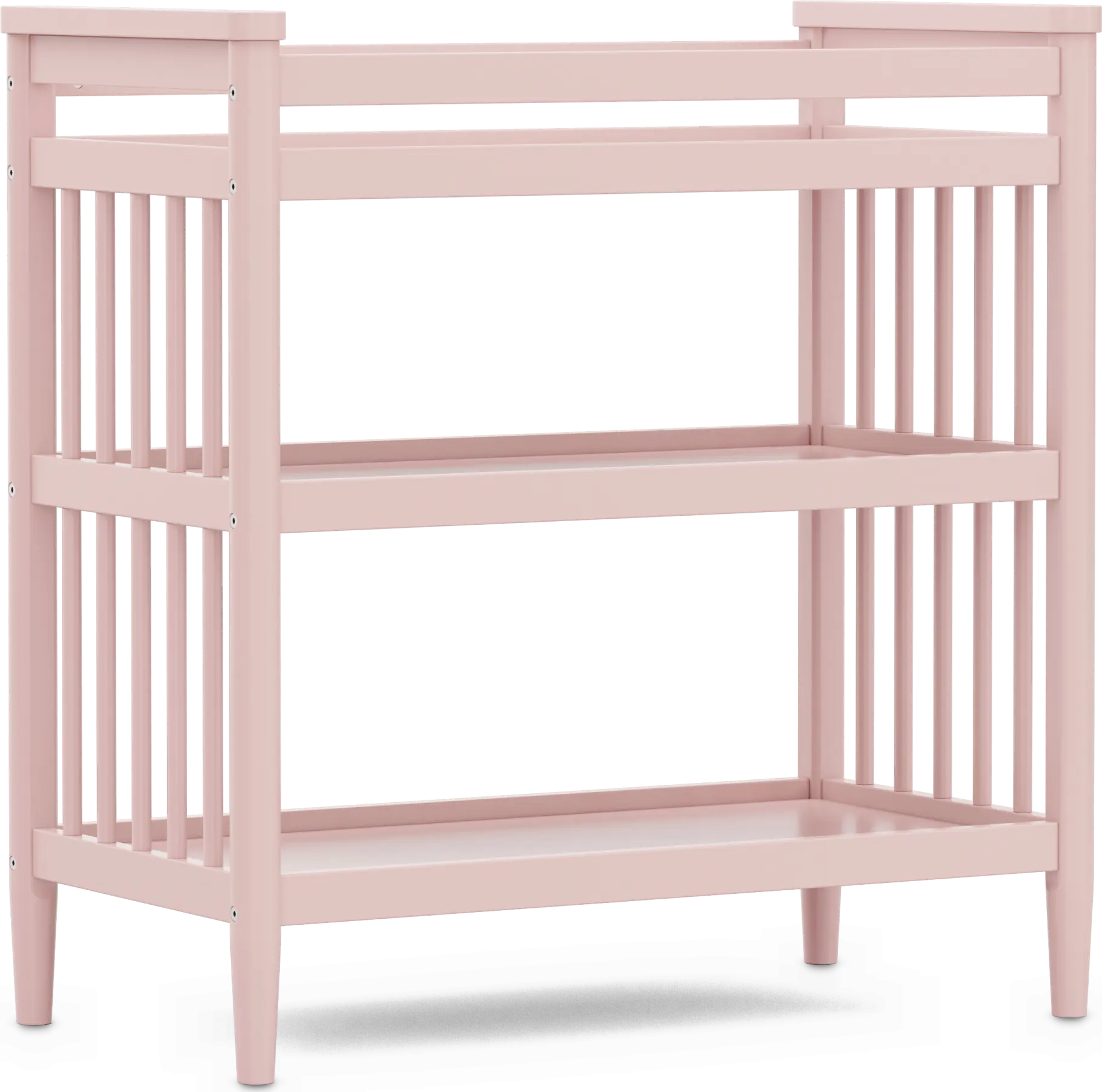 Kids Modern Colors Pink Changing Table