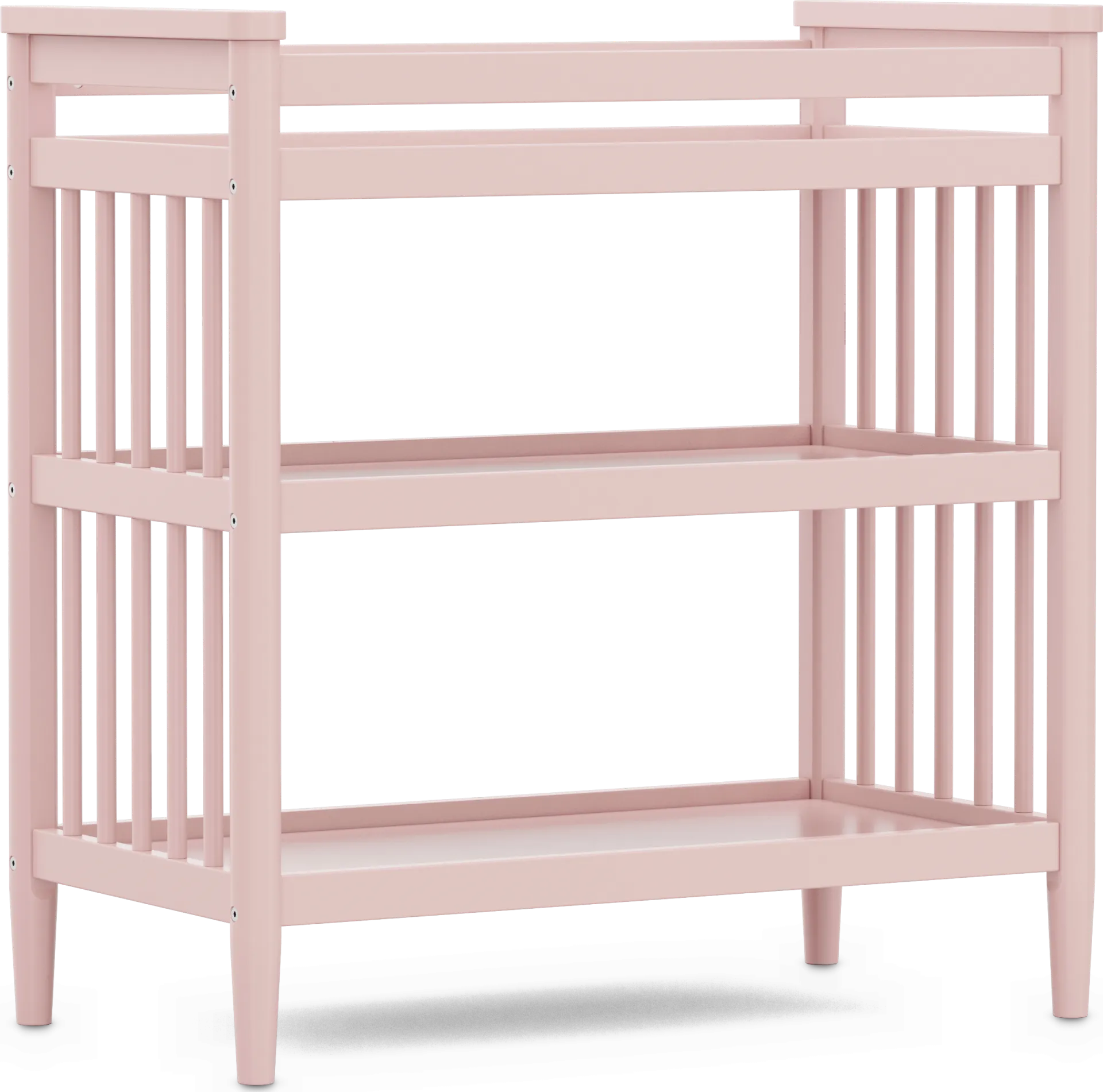 Kids Modern Colors Pink Changing Table - Image 1