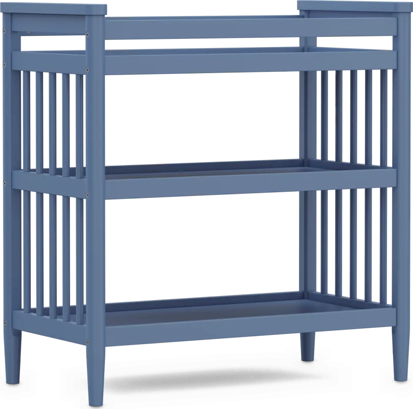 Kids Modern Colors Slate Blue Changing Table