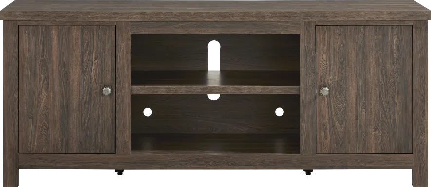 High Mountain Oak Finish 66 in. Console