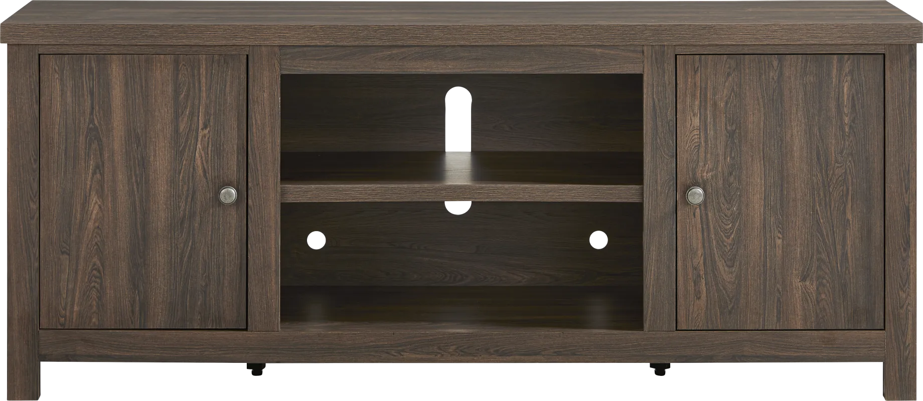 High Mountain Oak Finish 66 in. Console