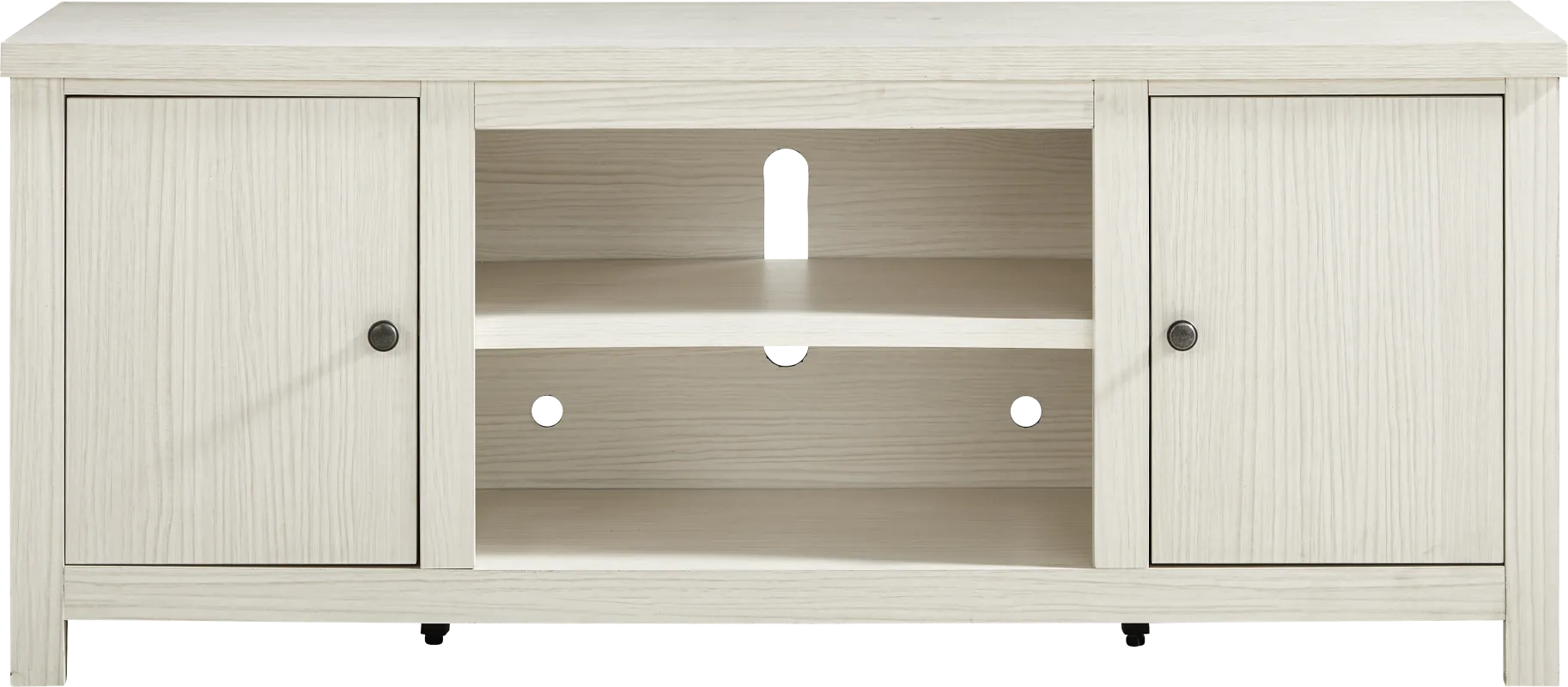 High Mountain White 66 in. Console
