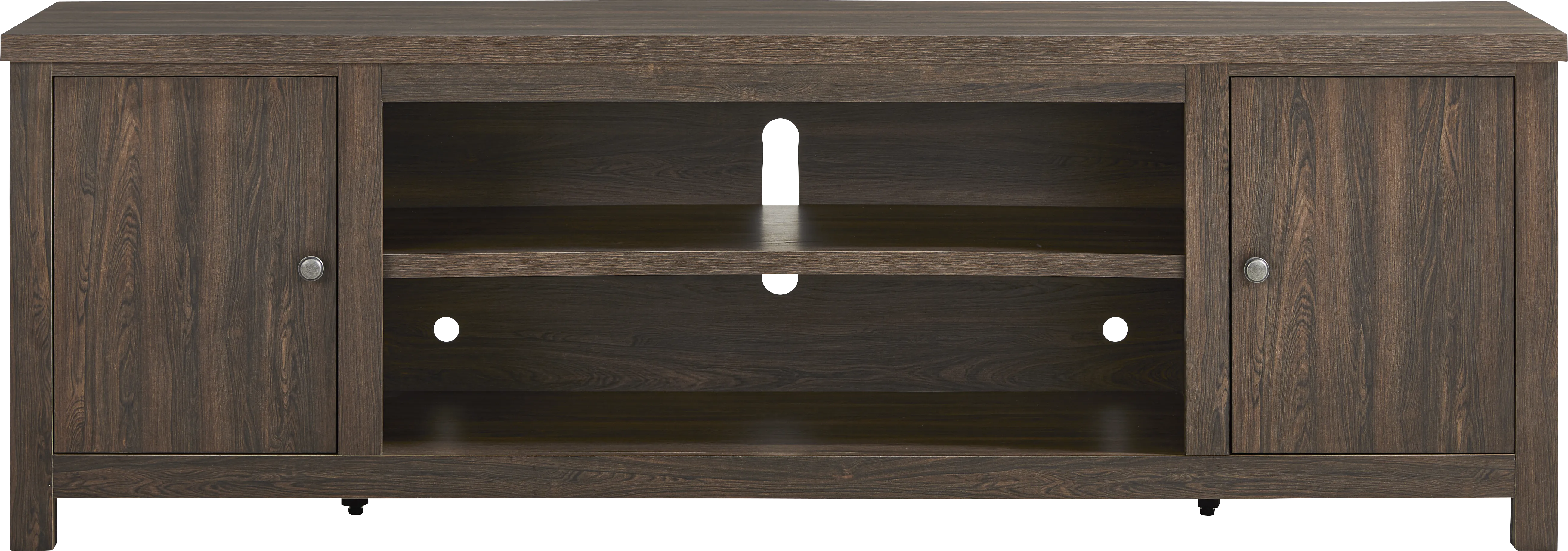 High Mountain Oak Finish 82 in. Console - Thumbnail - Image 1