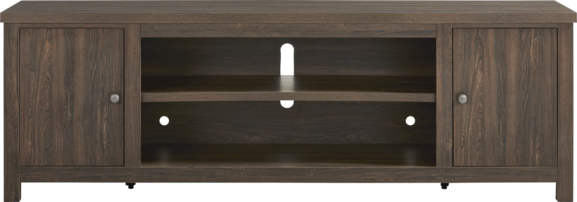 High Mountain Oak Finish 82 in. Console