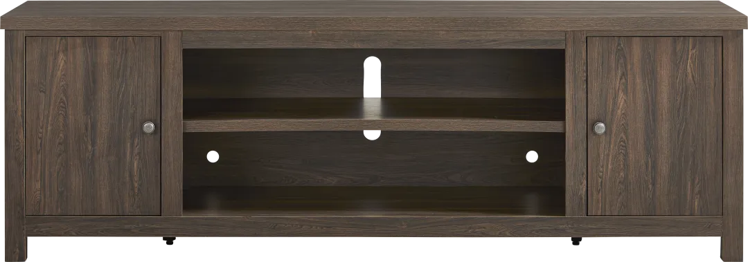High Mountain Oak Finish 82 in. Console