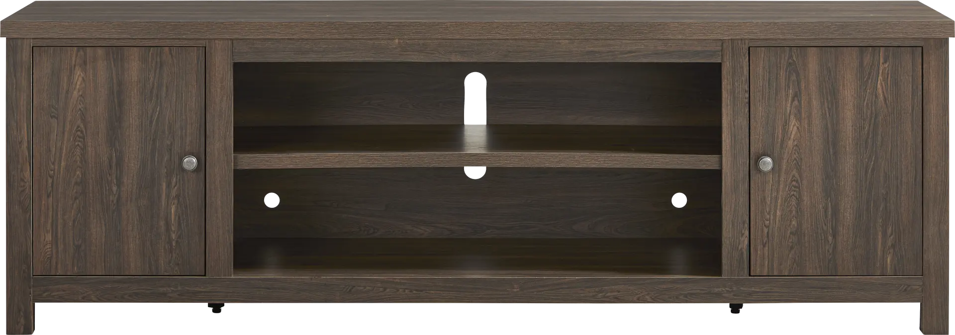 High Mountain Oak Finish 82 in. Console