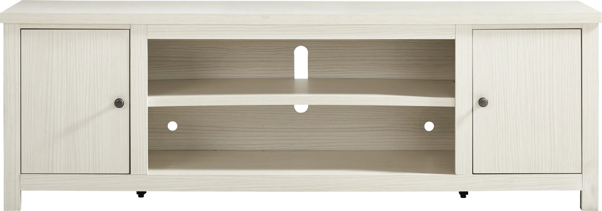 High Mountain White 82 in. Console