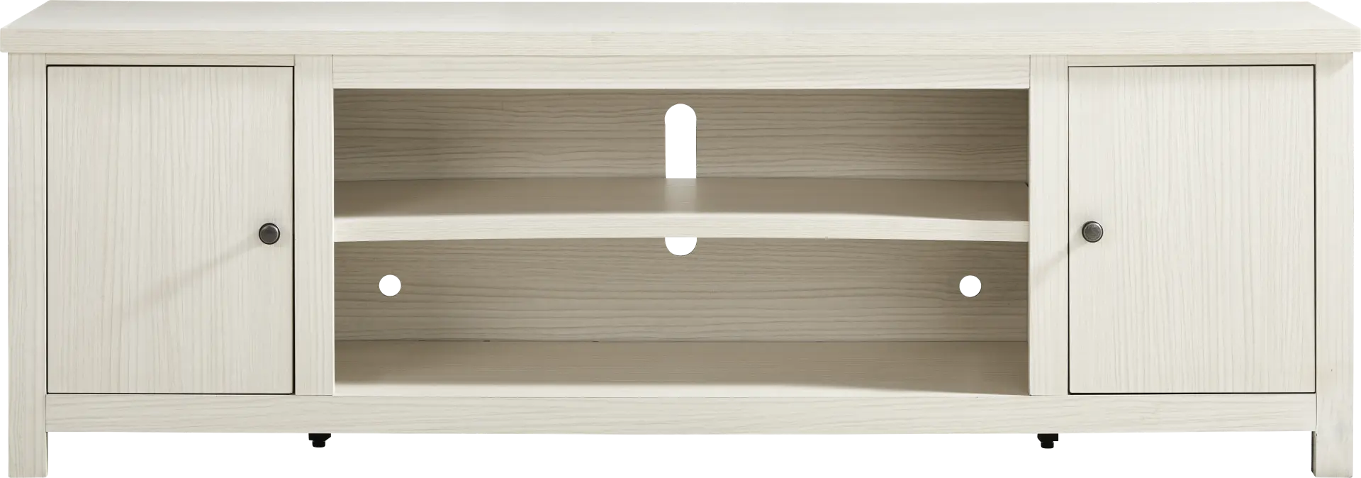 High Mountain White 82 in. Console