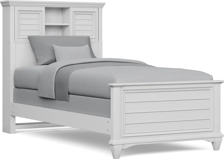 3 pc twin xl bookcase bed