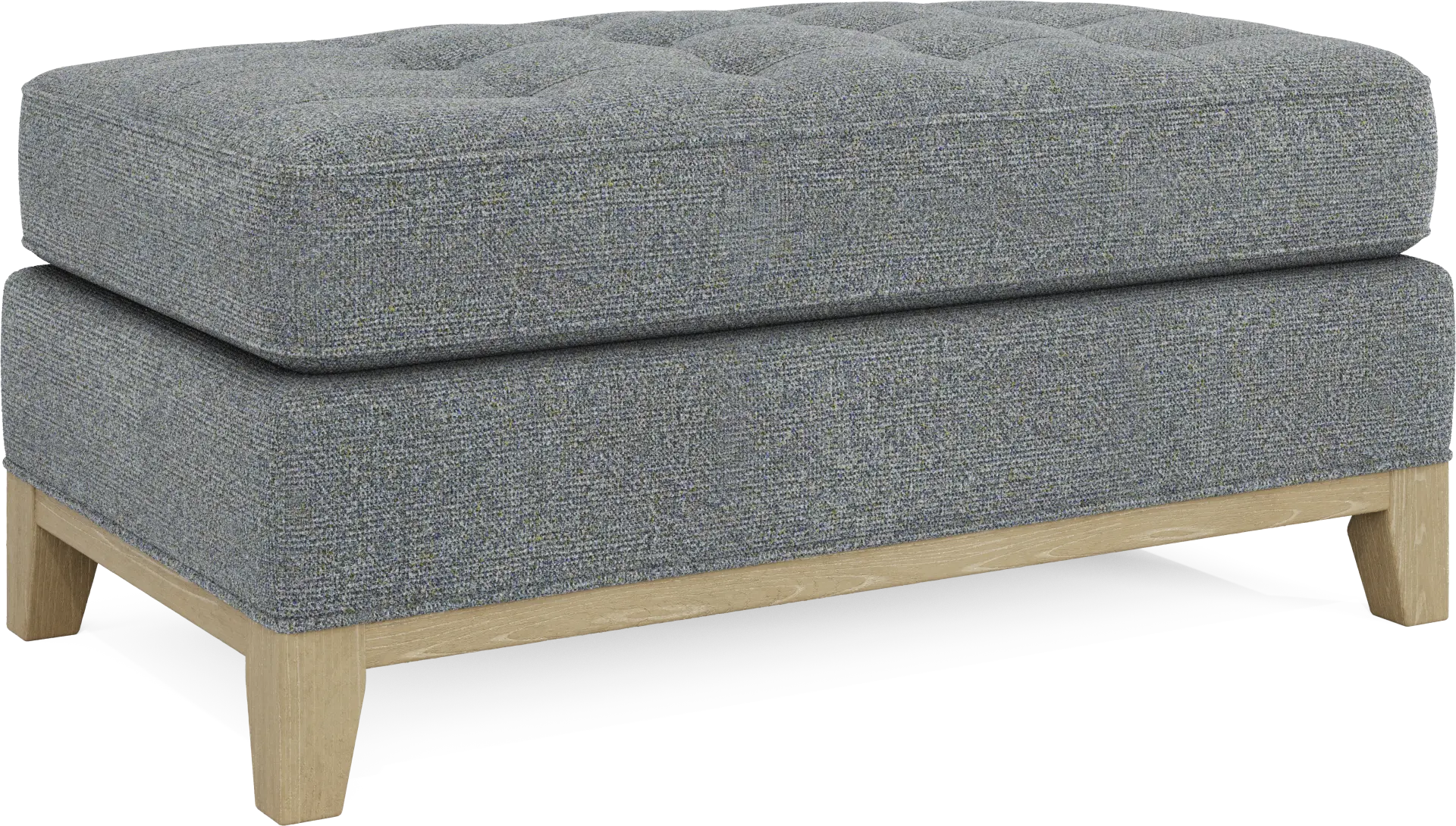 Fairmont Blue Ottoman