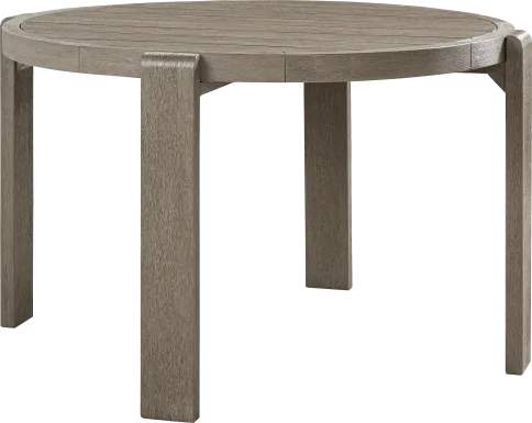 Montecello Gray Outdoor 50 in. Round Dining Table