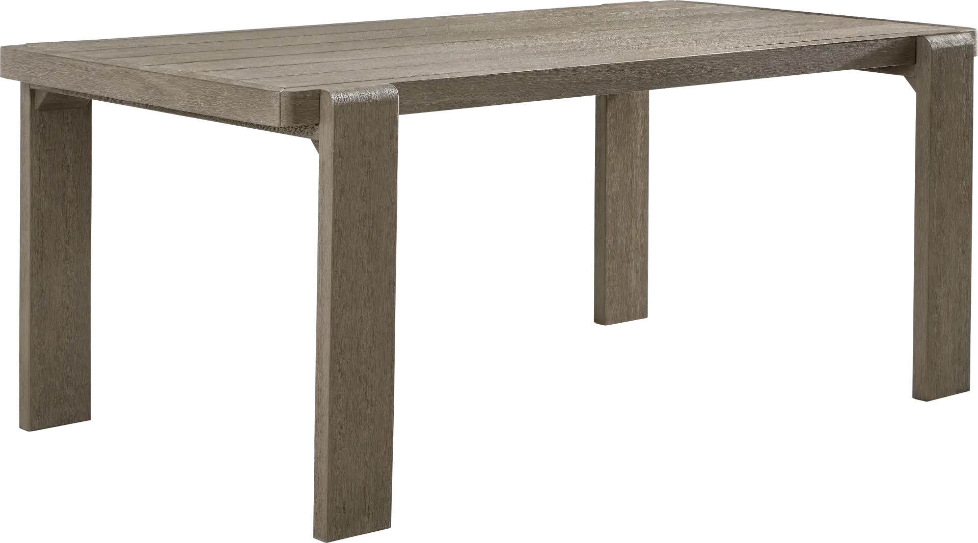 Montecello Gray Outdoor 40 x 74 Dining Table