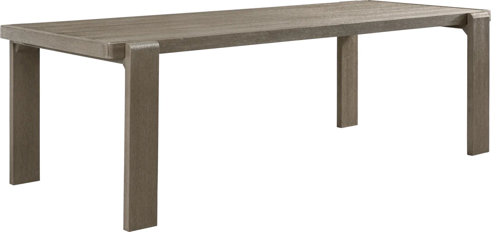 Montecello Gray Outdoor 40 x 98 Dining Table