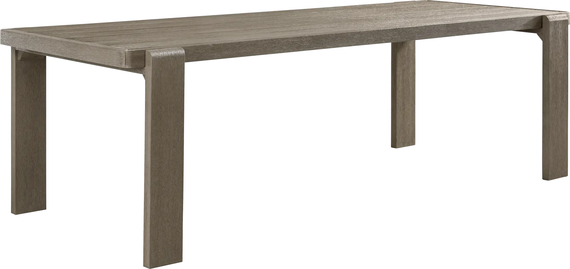 Montecello Gray Outdoor 40 x 98 Dining Table
