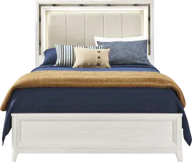 3 pc king upholstered bed