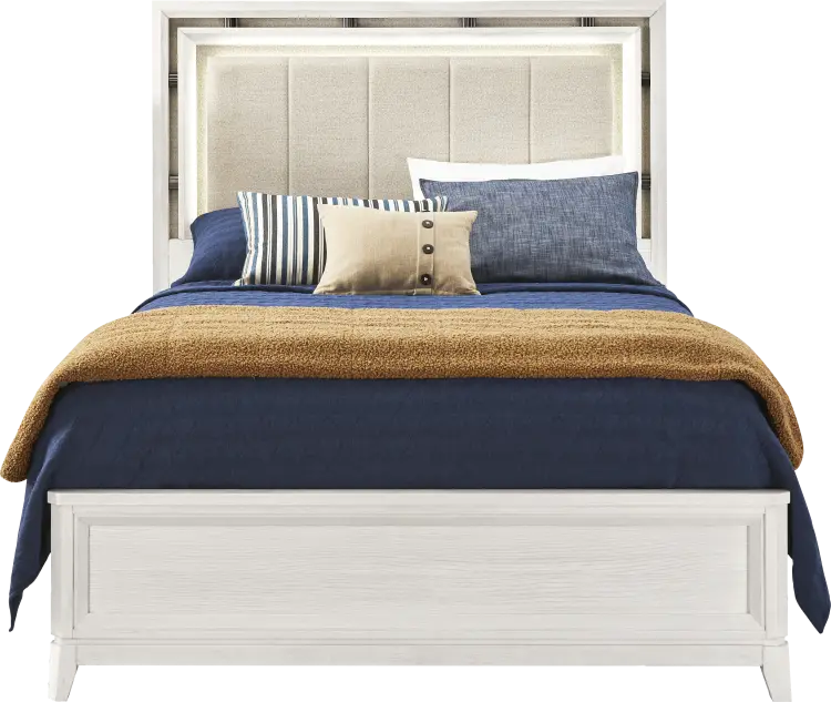 3 pc king upholstered bed