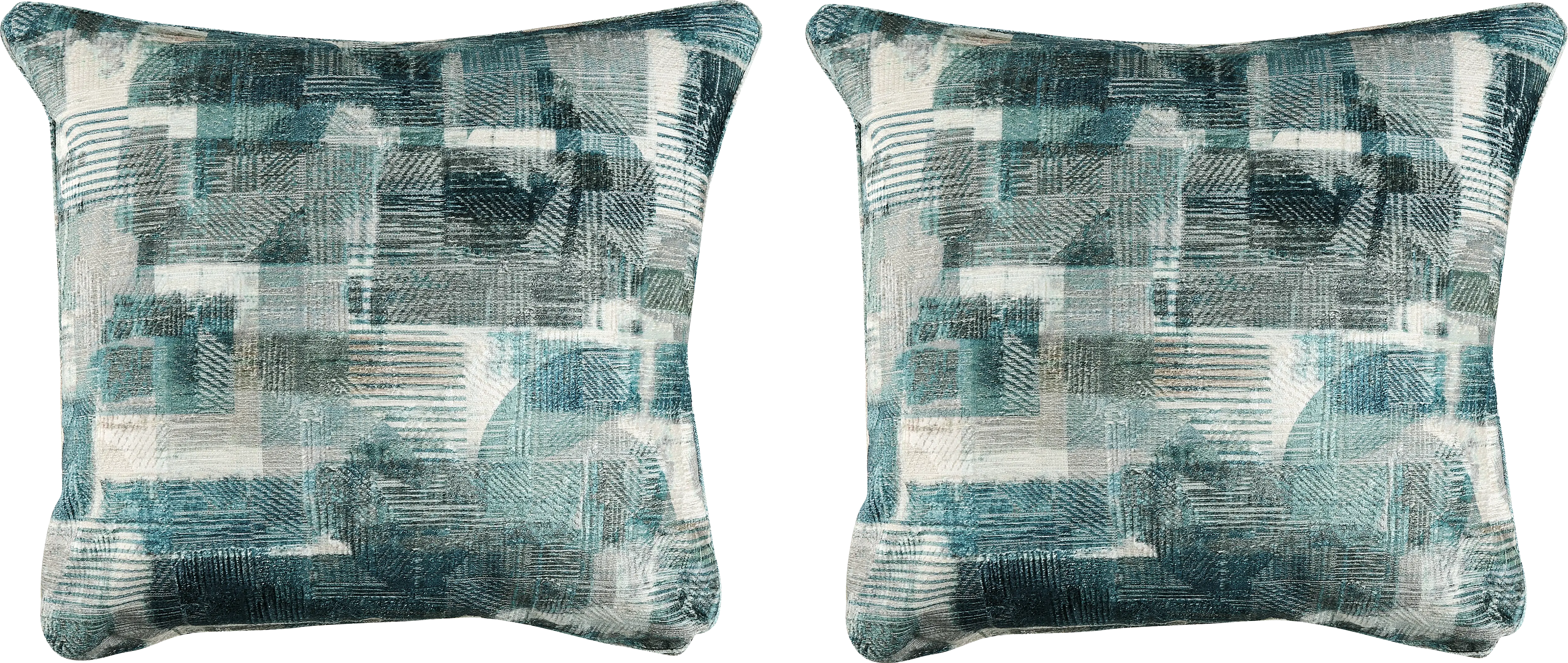 Essex Lane Blue Toss Pillow Pair - Thumbnail - Image 1