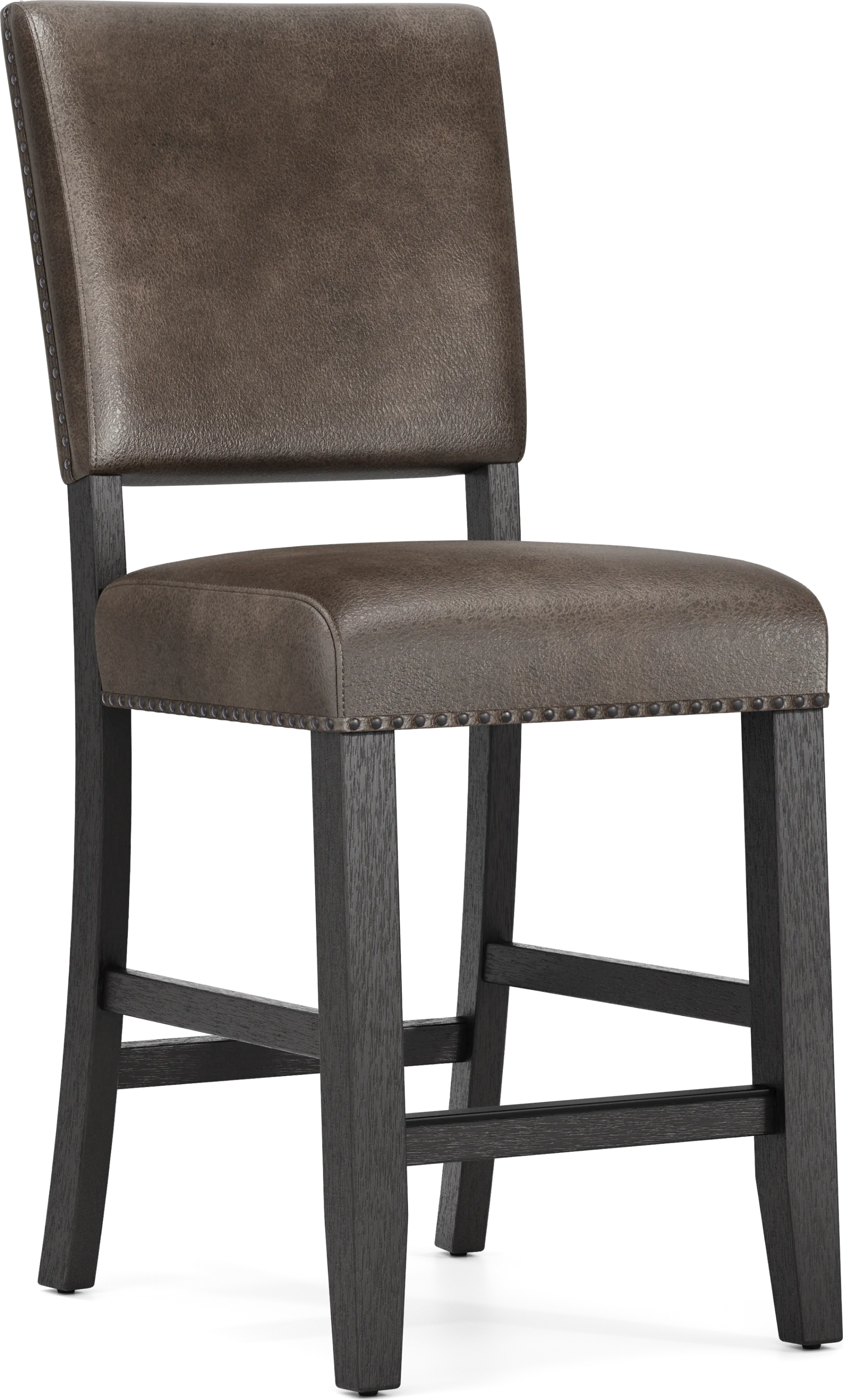 Creston Point Black 5 Pc Counter Height Dining Room with Counter Height Stools - Image 4