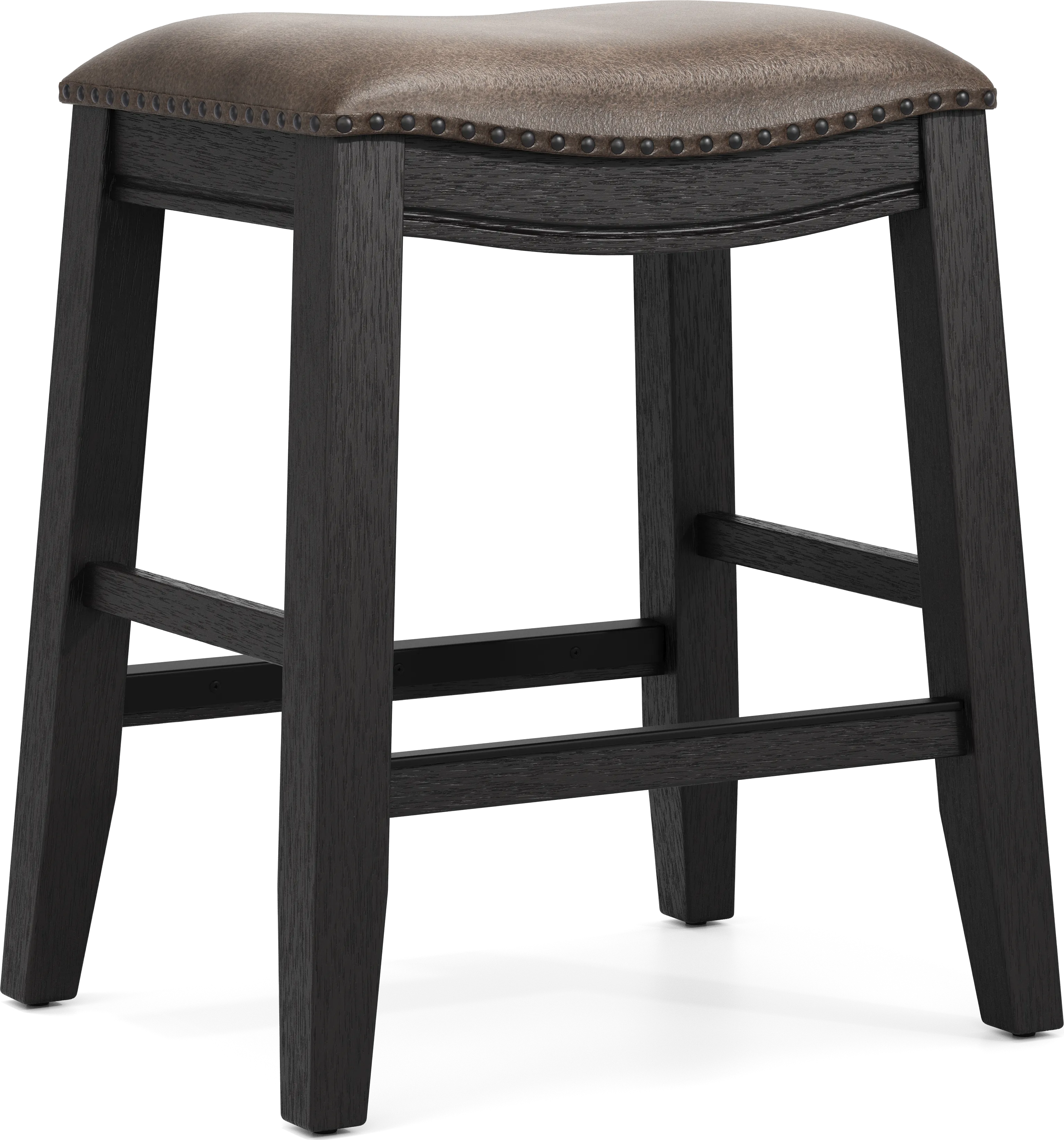Creston Point Black 5 Pc Counter Height Dining Room with Kyoto Stools - Thumbnail - Image 4