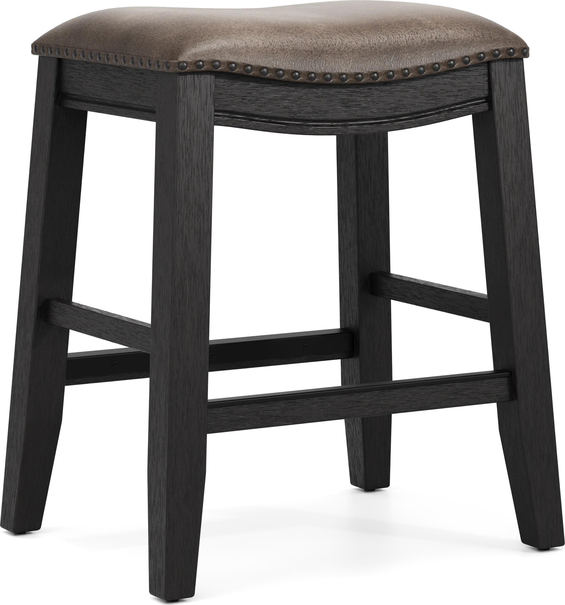 Creston Point Black 5 Pc Counter Height Dining Room with Kyoto Stools - Image 4