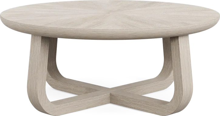 Canyon Light Gray Round Cocktail Table