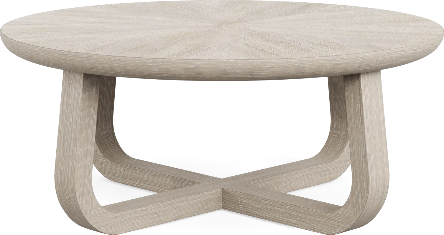 Canyon Light Gray Round Cocktail Table