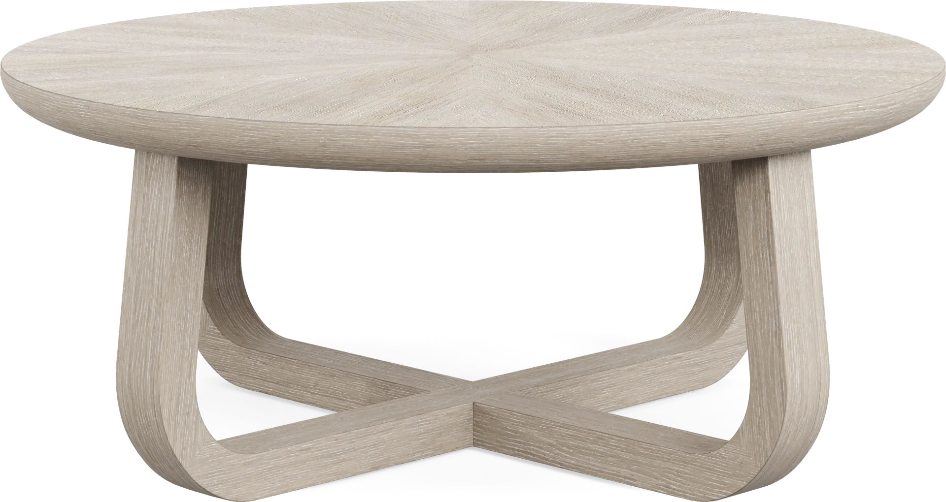 Canyon Light Gray Round Cocktail Table - Image 1
