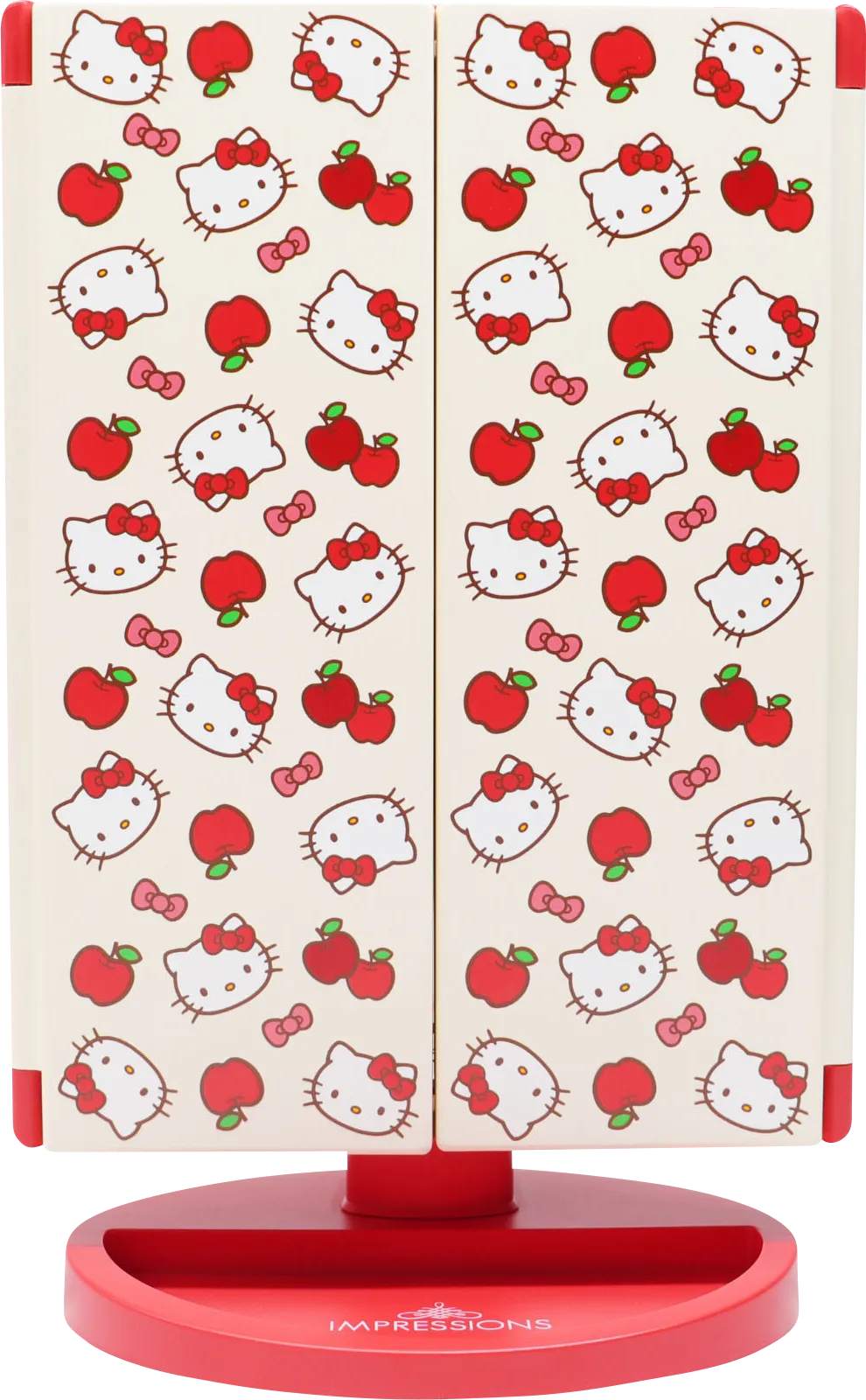 Kids Hello Kitty Red Tri-Fold Vanity Mirror - Thumbnail - Image 1