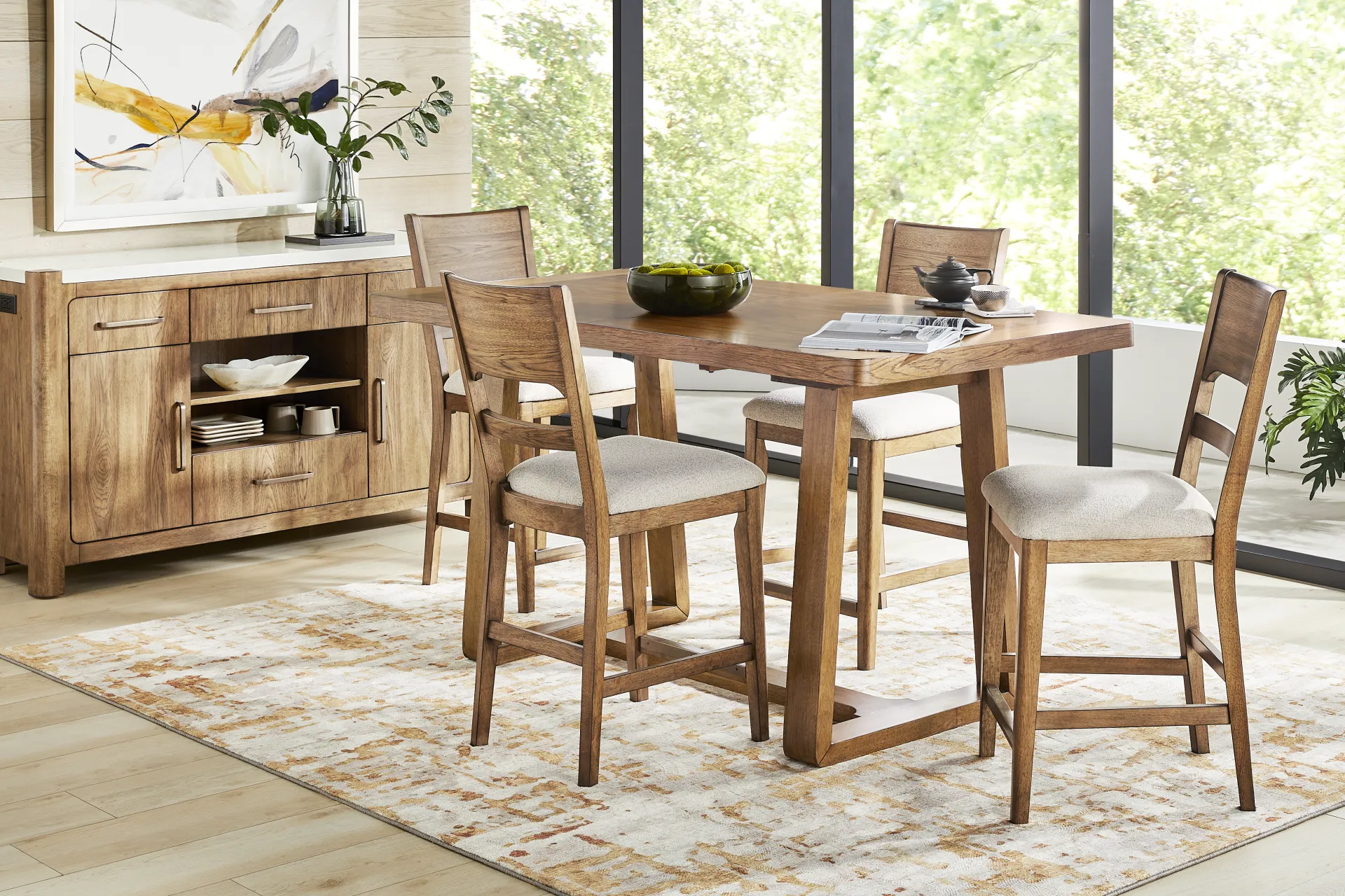 Holden Brown Counter Height Dining Table - Image 1