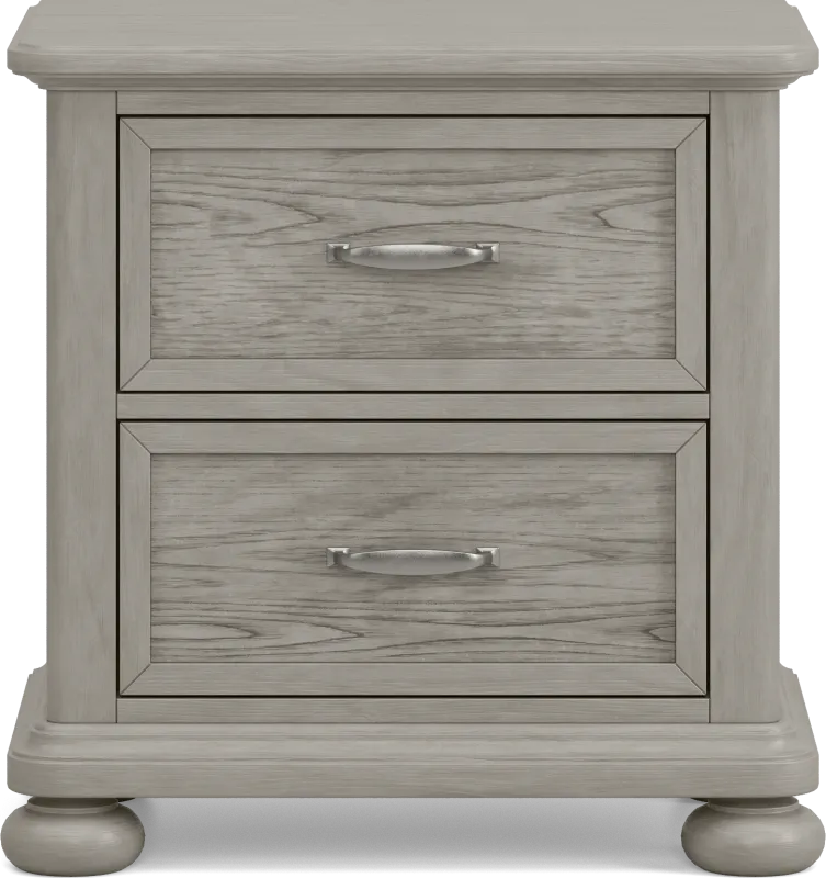 Kids Woodland Adventures Classic Gray Nightstand