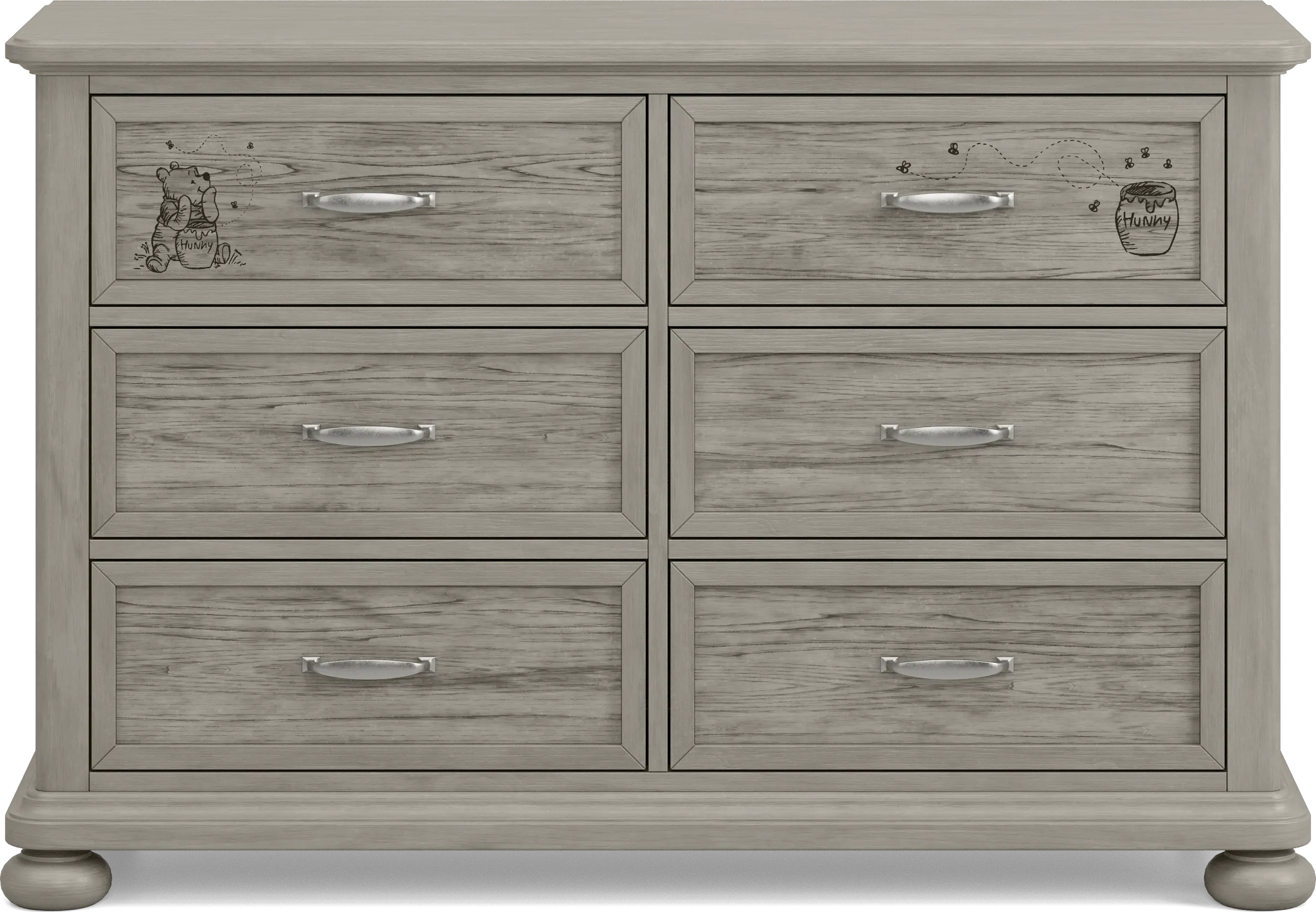 Disney Woodland Adventures With Winnie The Pooh Gray Dresser