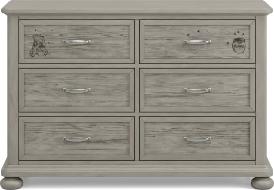 Disney Baby Woodland Adventures with Winnie the Pooh Classic Gray Dresser
