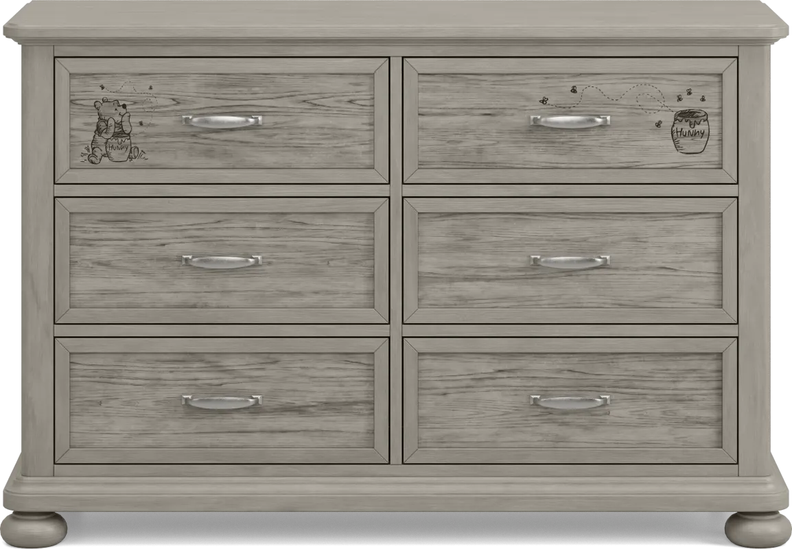 Disney Baby Woodland Adventures with Winnie the Pooh Classic Gray Dresser