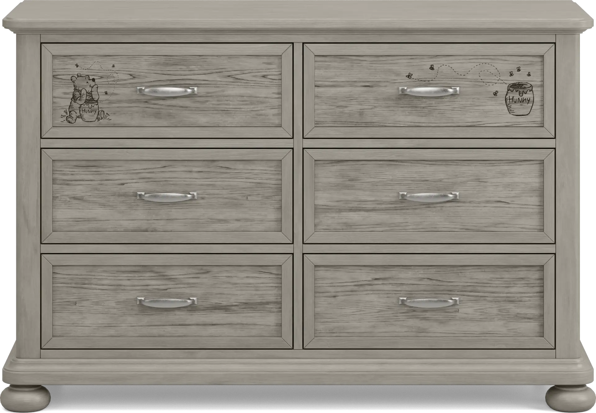 Disney Baby Woodland Adventures with Winnie the Pooh Classic Gray Dresser