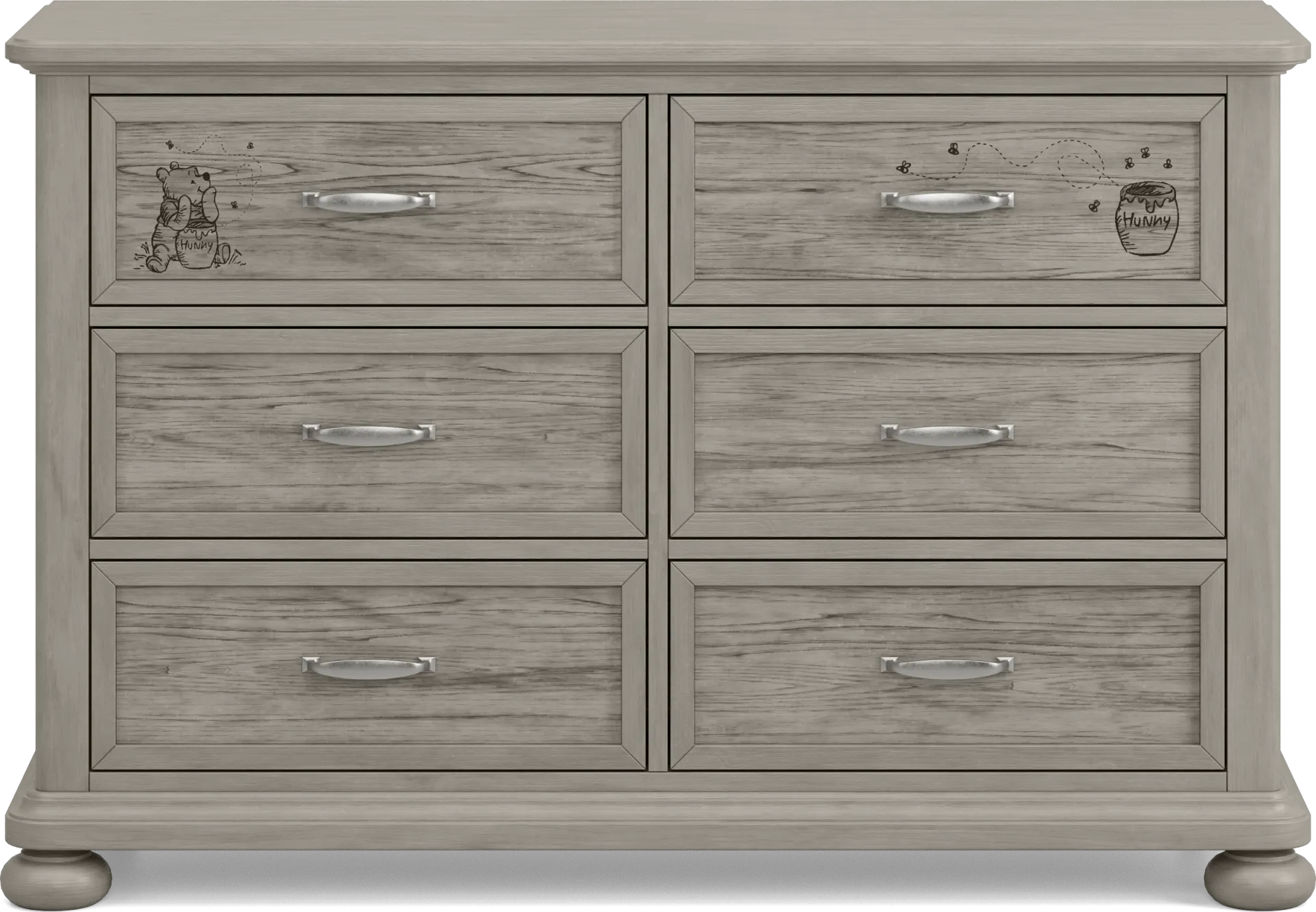 Woodland Adventures with Winnie the Pooh Classic Gray Convertible 4-in-1 Nursery with Toddler Rails - Image 6