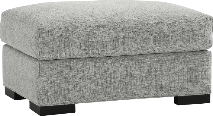 Bedford Park Gray Ottoman