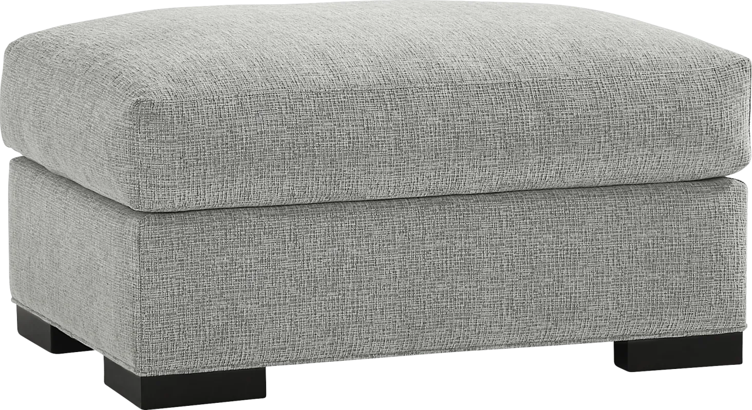 Bedford Park Gray Ottoman