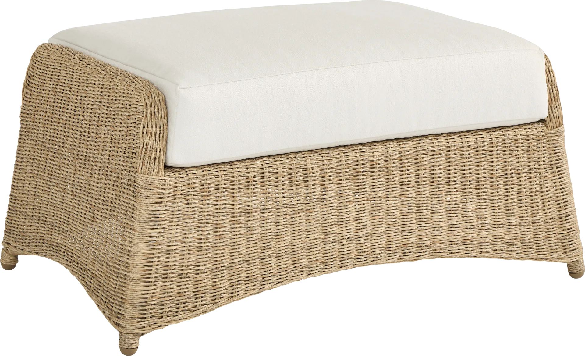 Sarina Bay Natural Outdoor Ottoman - Image 1