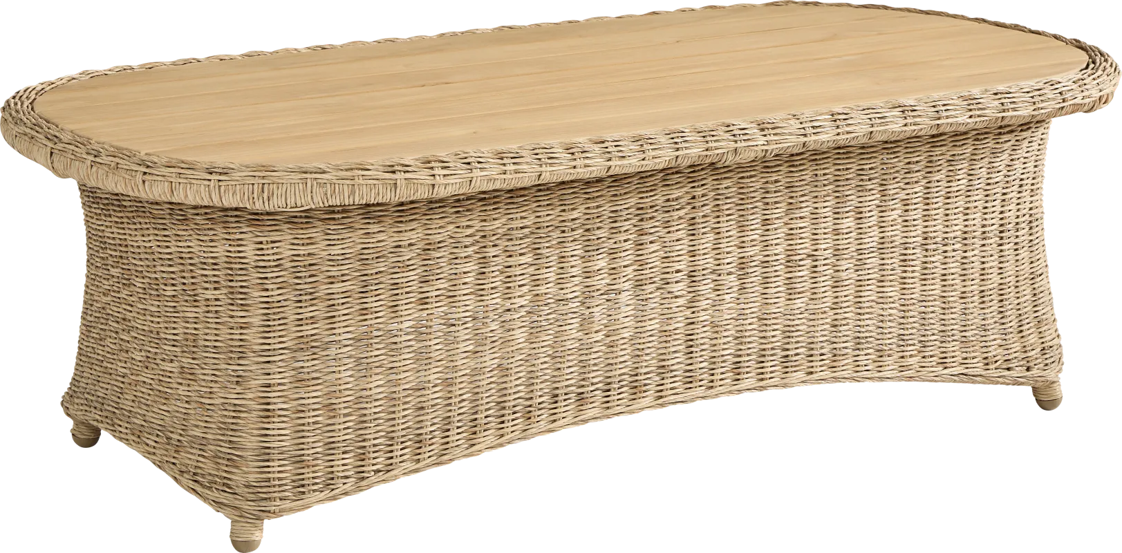 Sarina Bay Natural Outdoor Cocktail Table